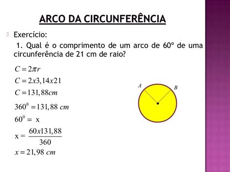 comprimento da circunferencia